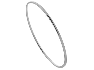 Square on sale silver bangle