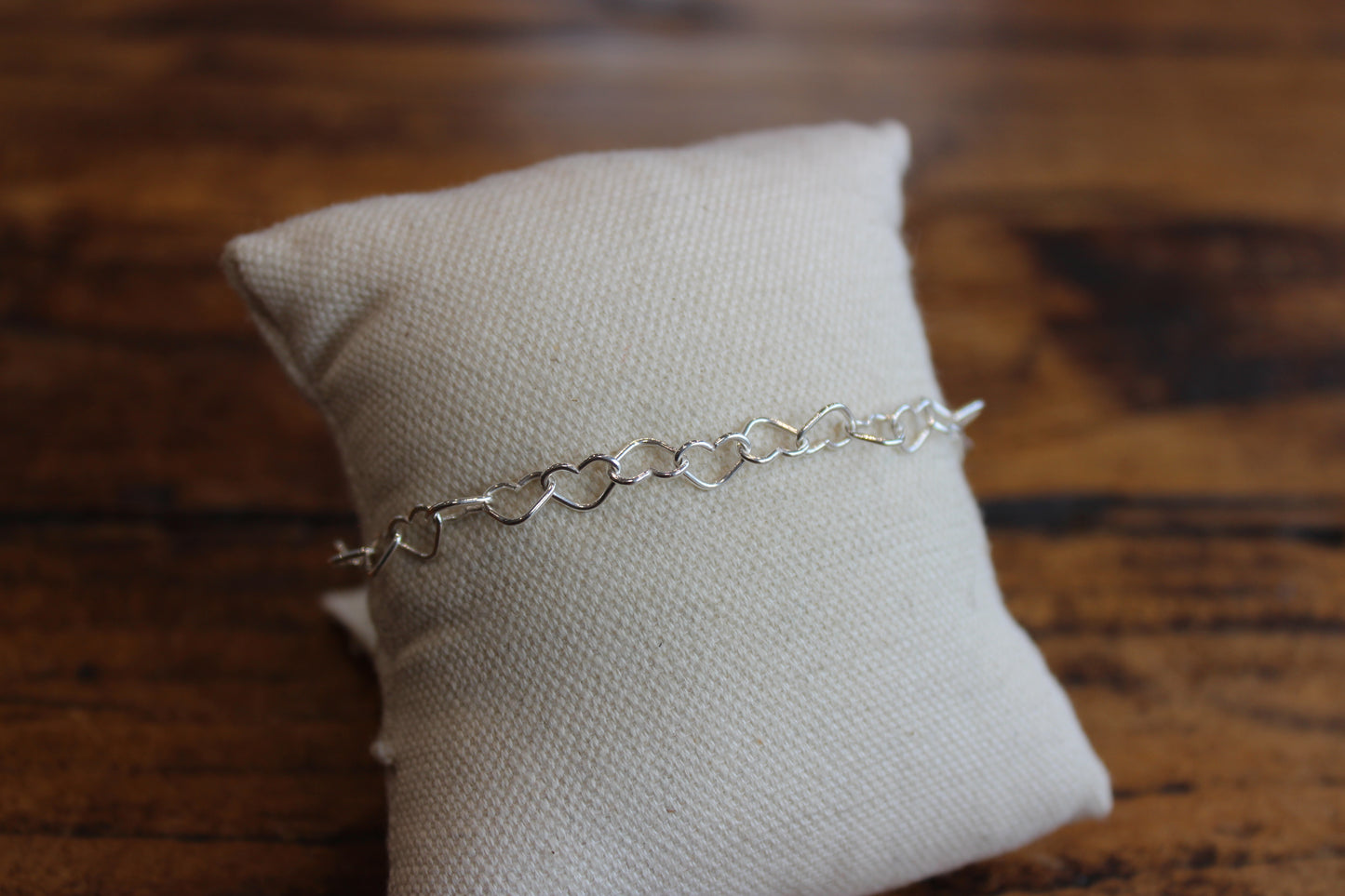 Silver Heart Bracelet