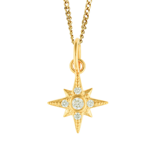 Stone Set Star Necklace