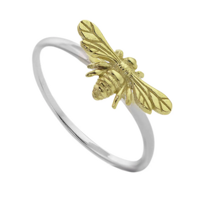 Sterling Silver Bee Ring