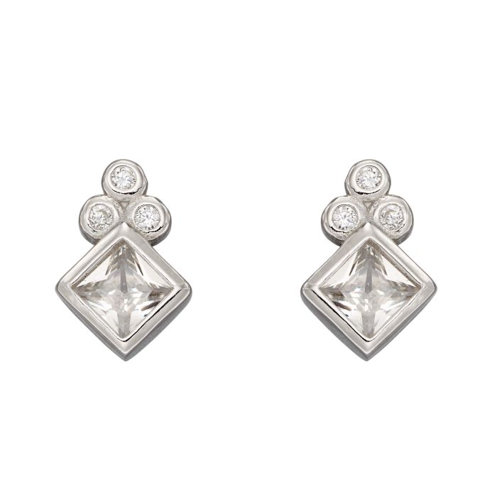 Square Dot Studs