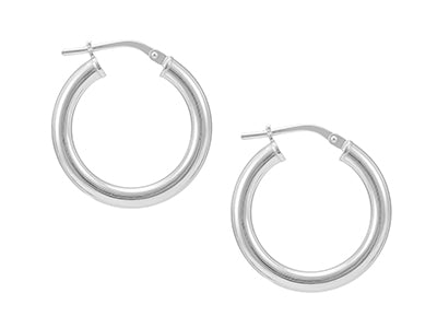 Wide Creole Hoop Earrings